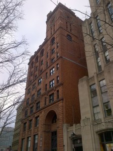 Historic building in Old Montreal. 