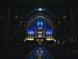 Inside of the Basilica. 