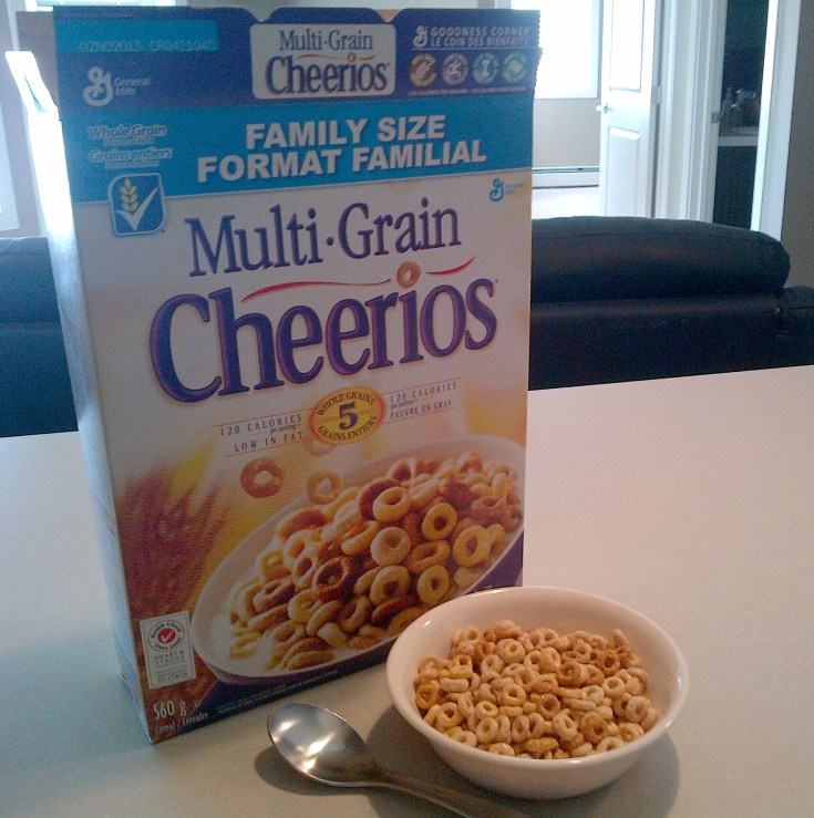 Multi-Grain Cheerios made from five whole grains. 
