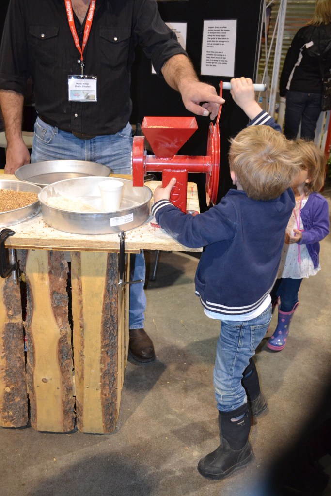 Milling flour from Canadian wheat. 