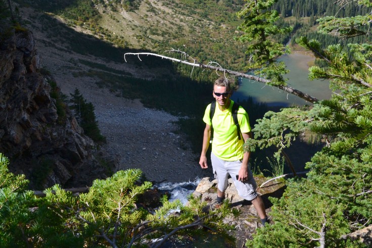 On the edge... this made me very nervous.