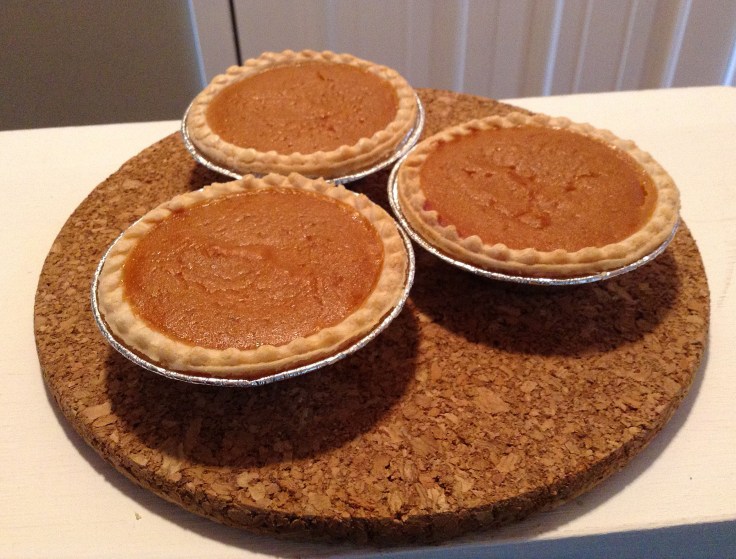 Mini pumpkin pies aka pumpkin tarts. 