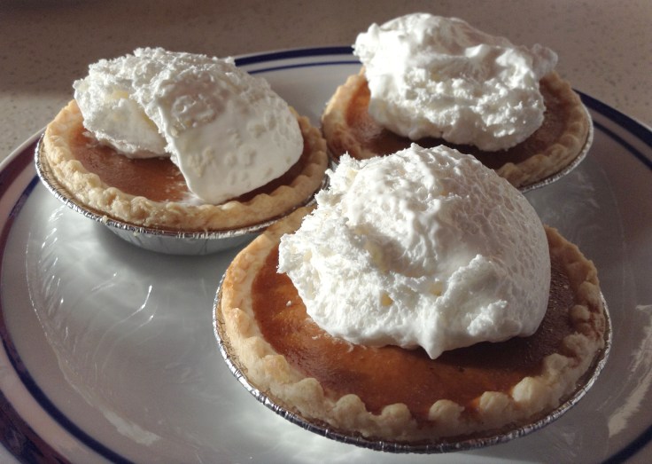 With a dollop of whipped cream. Yum! 