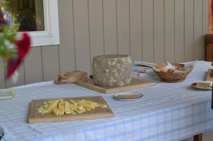A delicious selection of artesian cheeses. 