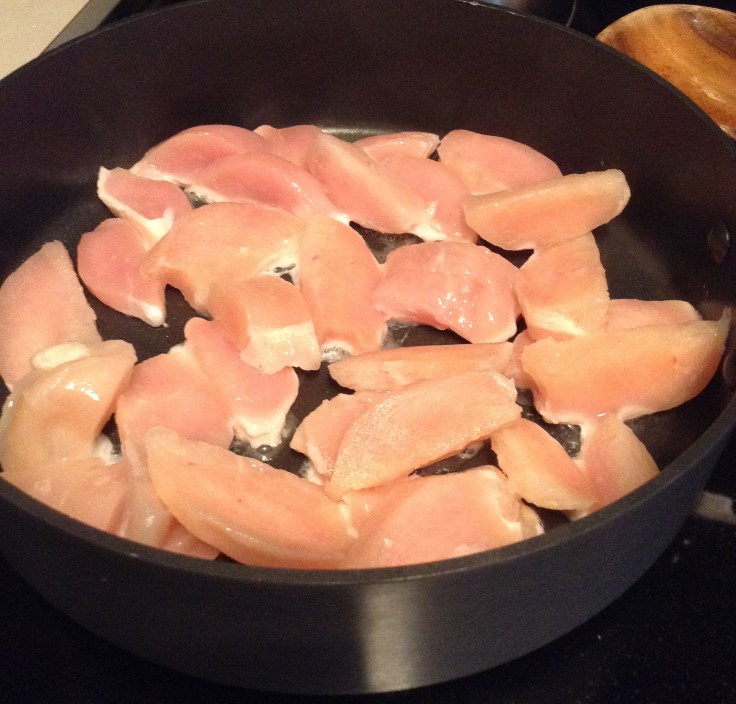 Hunks of meat - chicken breasts. 