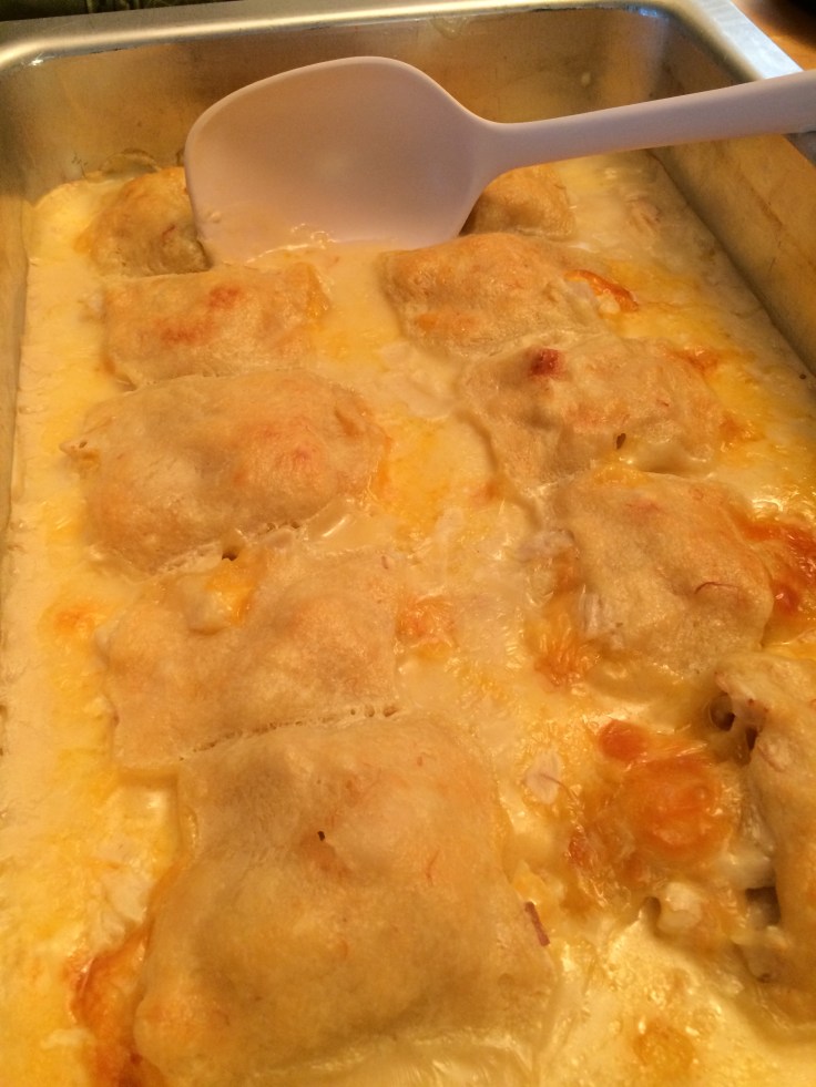 Baked chicken rollups. 