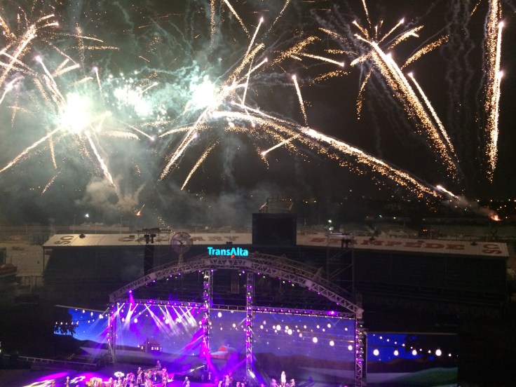 Capping off the day with spectacular fireworks!