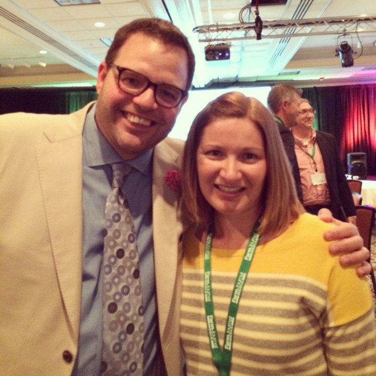 Highlight of my week was meeting Jay Baer at the conference. I've read his marketing book, Youtility: Why Smart Marketing is About Help, Not Hype. 